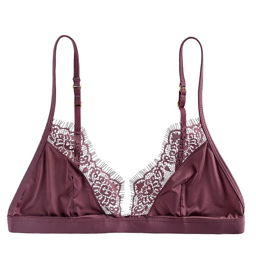 burgundy-triangle--lace-bra